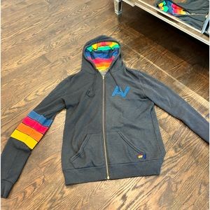 aviator nation zip up hoodie